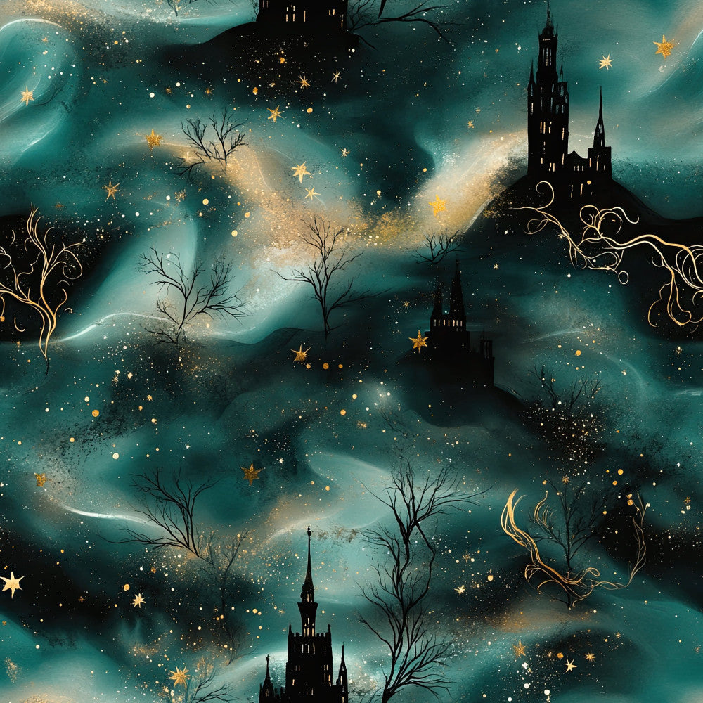 Gothic Fairytale Pattern 53 Minky Fabric