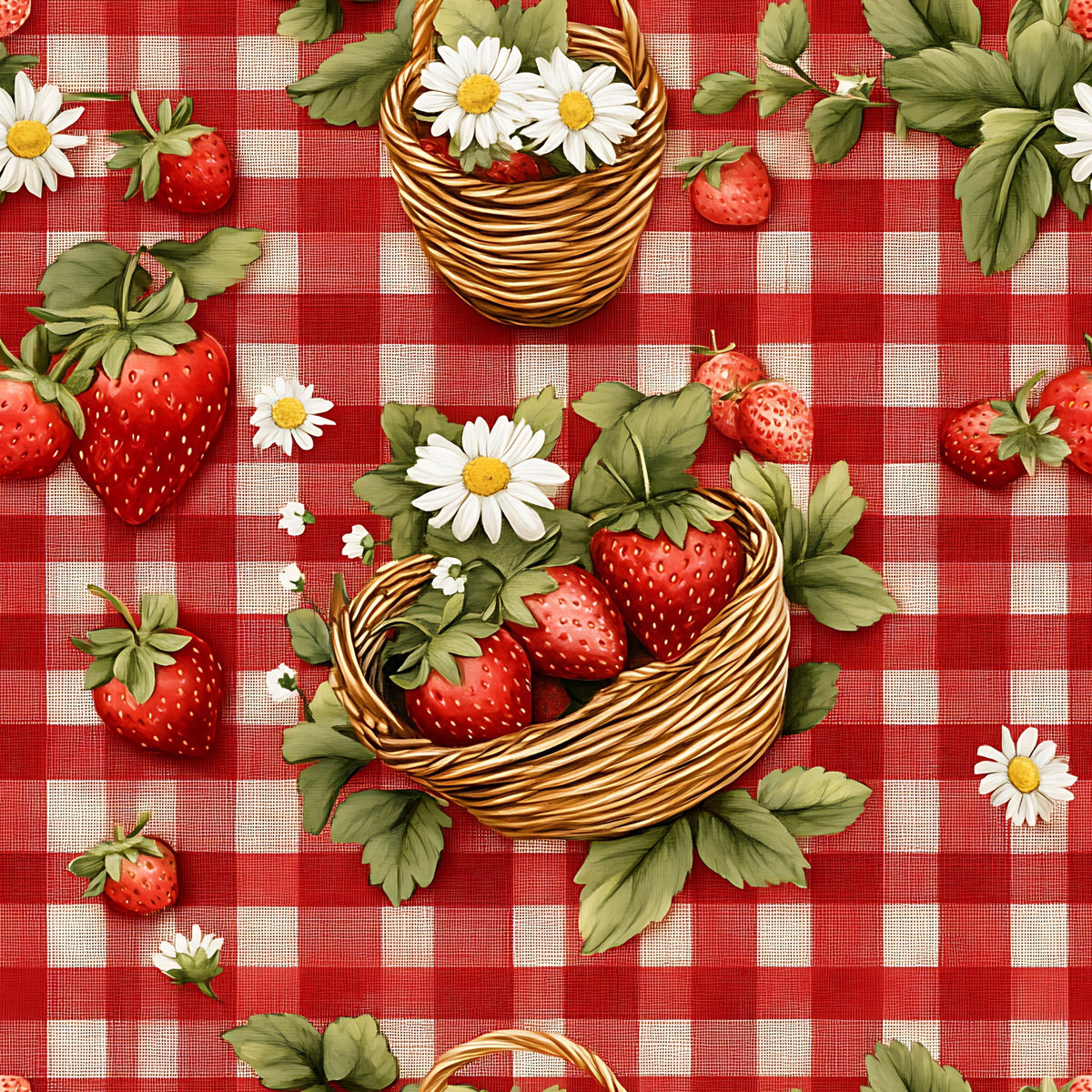 Berry Basket Charm Pattern 19 Minky Fabric