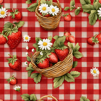 Berry Basket Charm Pattern 19 Minky Fabric