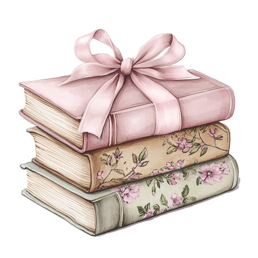 Shabby Chic Books Fabric Panel 24