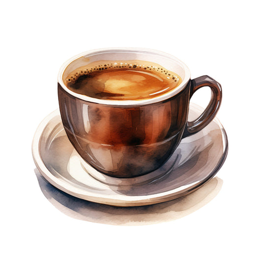 Coffee Elements Fabric Panel 41
