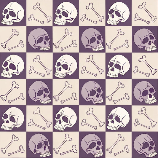 Retro Halloween Pattern 23 Quilting Cotton Fabric