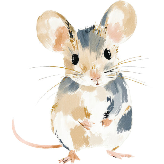 Woodland Animals Cottagecore Fabric Panel 16