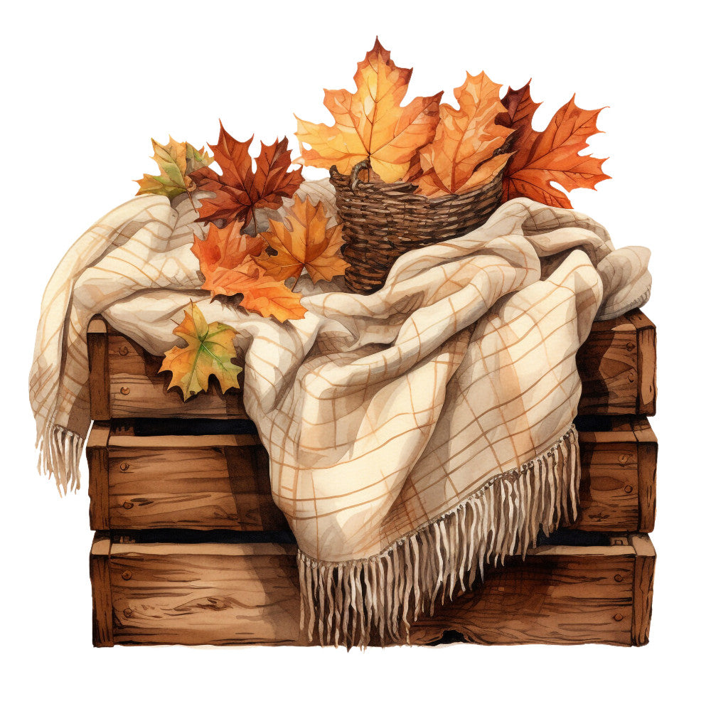 Cozy Autumn Fabric Panel 41