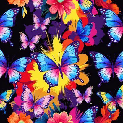 Luminous Wings Pattern 25 Minky Fabric