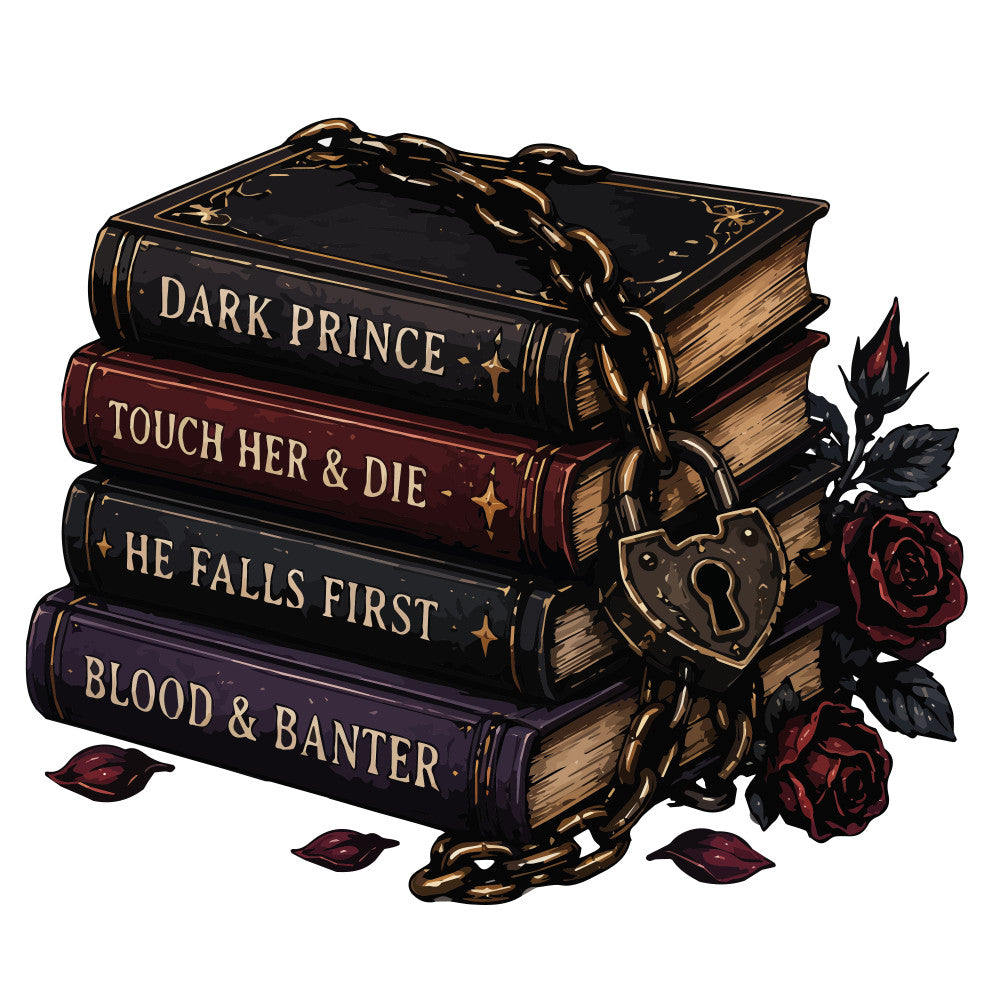 dark academia, black books, burgundy red, deep purple, gold accents, gothic, dark romance, literary, vintage books, chain lock, roses, dark red roses, celestial stars, moody aesthetic, witchy, fantasy, dark fantasy, elegant gothic, bookish, stacked books, decorative lock, dark mysterious, dramatic, romantic gothic, autumn dark, wine burgundy, classic literature, dark moody, gothic romance