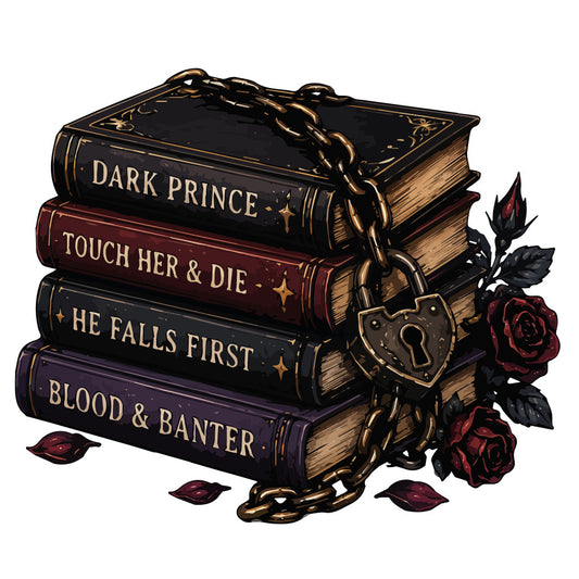 dark academia, black books, burgundy red, deep purple, gold accents, gothic, dark romance, literary, vintage books, chain lock, roses, dark red roses, celestial stars, moody aesthetic, witchy, fantasy, dark fantasy, elegant gothic, bookish, stacked books, decorative lock, dark mysterious, dramatic, romantic gothic, autumn dark, wine burgundy, classic literature, dark moody, gothic romance
