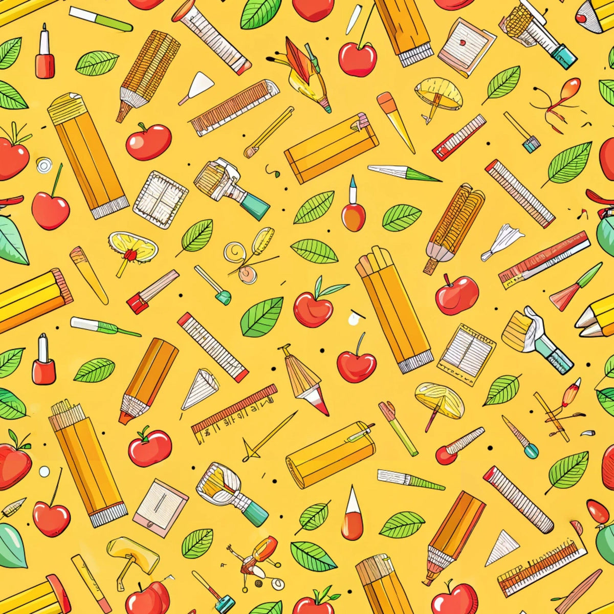 Homework Doodles Pattern 27 Minky Fabric
