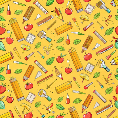 Homework Doodles Pattern 27 Minky Fabric