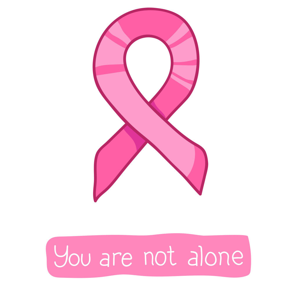 pink ribbon, breast cancer awareness, supportive message, magenta, rose pink, awareness ribbon, inspirational text, fabric panel, quilting cotton, cancer support, hope symbol, medical awareness, charity theme, encouraging words, pink tones, ribbon graphic, health awareness, comfort fabric, motivational design, solidarity symbol