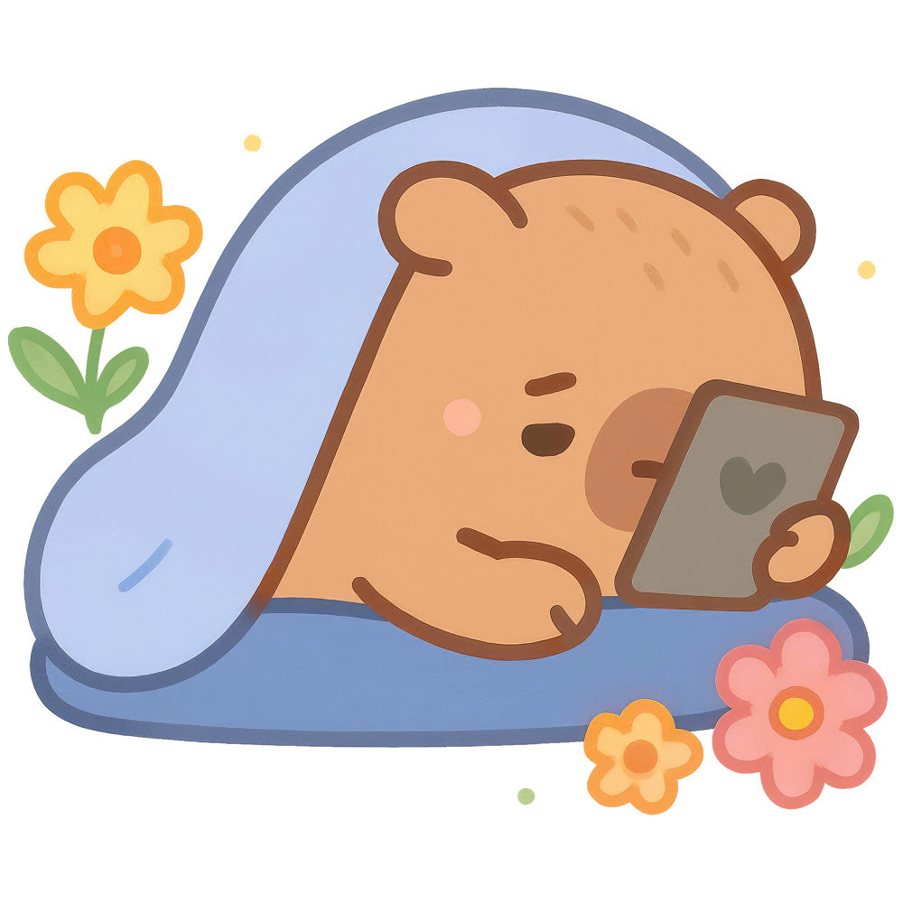 Cartoon Capybara Fabric Panel 21