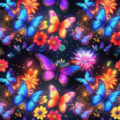 Luminous Wings Pattern 30 Minky Fabric