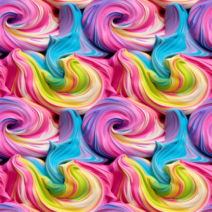 Yummy Frosting Pattern 2 Quilting Cotton Fabric