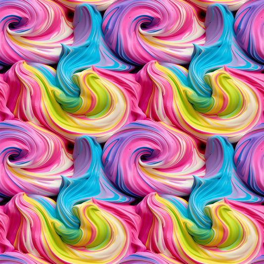 Yummy Frosting Pattern 2 Quilting Cotton Fabric