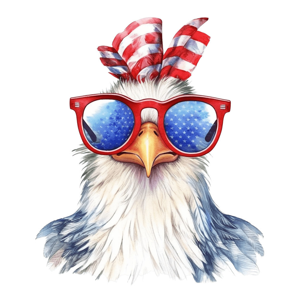 American Rooster Fabric Panel 11