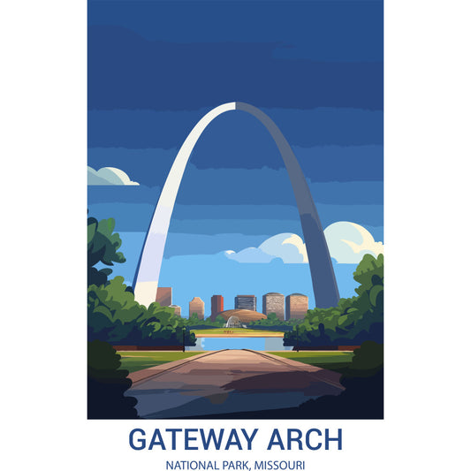 National Parks Posters Fabric Panel 20