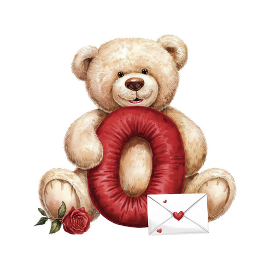 Valentines Day Alphabet Fabric Panel 33