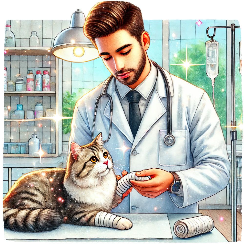 Veterinary Clinic Fabric Panel 2