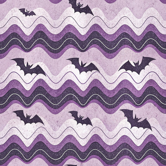 Retro Halloween Pattern 7 Quilting Cotton Fabric