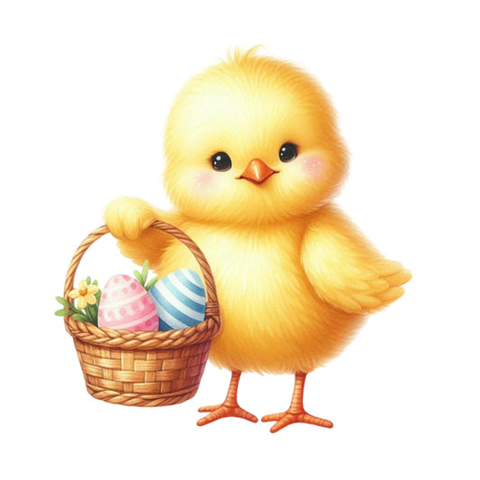 Pastel Chicks Fabric Panel 19