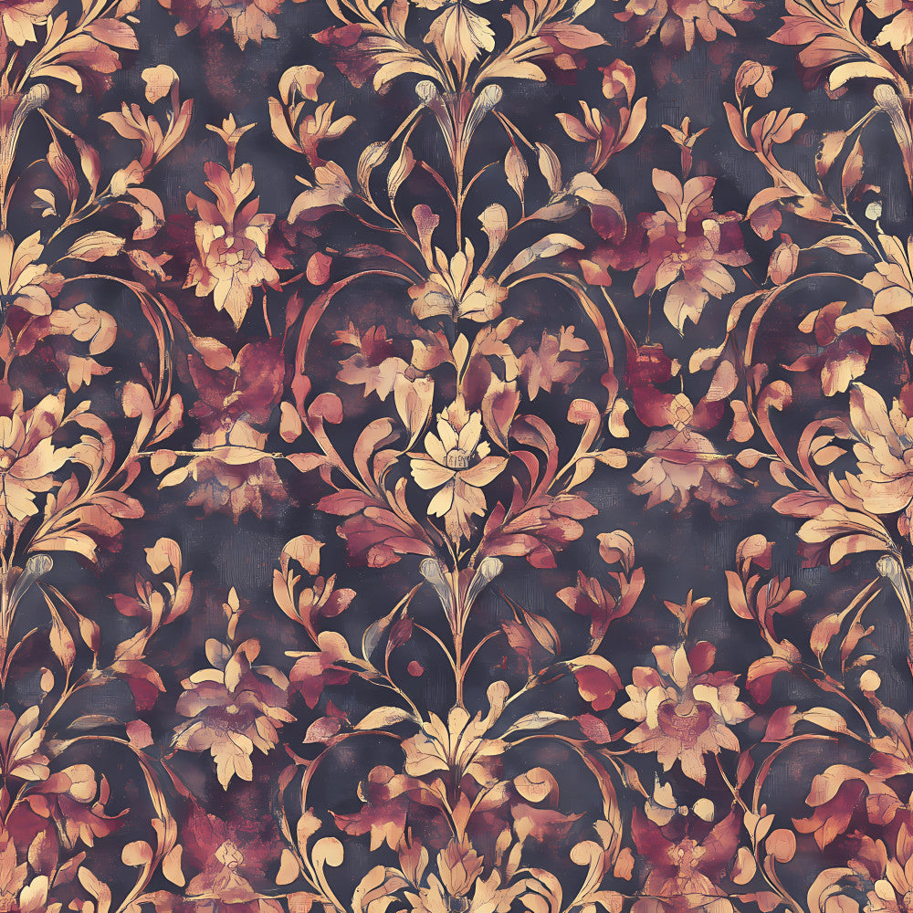 Midnight Harvest Garden Pattern 19 Minky Fabric