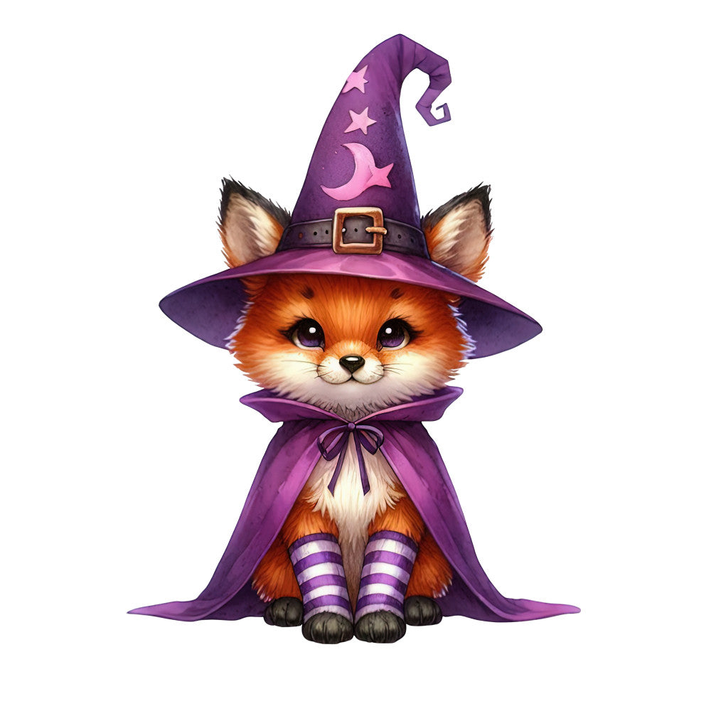 Halloween Wonder Animals Fabric Panel 50