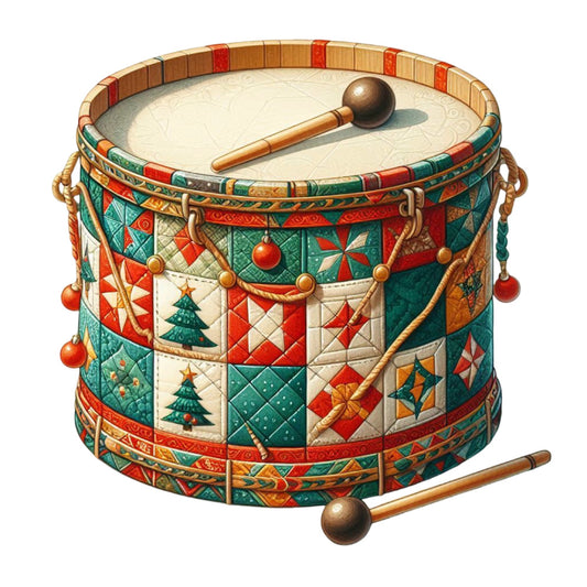 Patchwork Christmas Fabric Panel 15