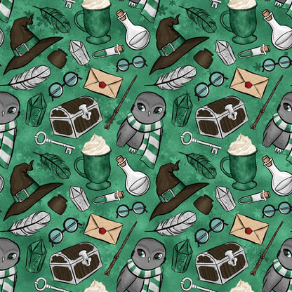 Wizard Magic School Pattern 26 Quilting Cotton Fabric
