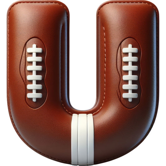 Football Alphabet Fabric Panel 29