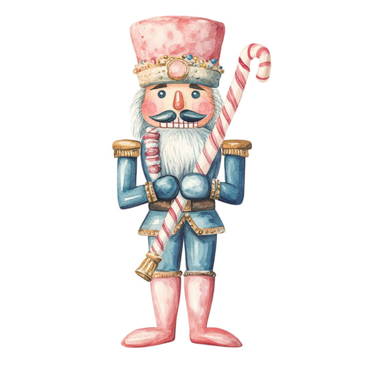 Classic Christmas Nutcrackers Fabric Panel 18