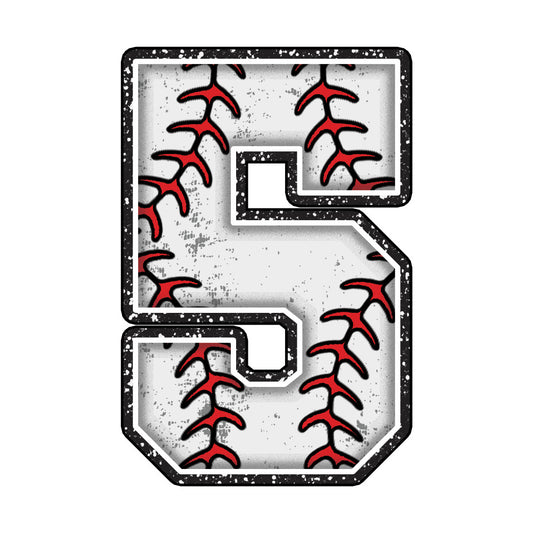 Baseball Alphabet Fabric Panel 6