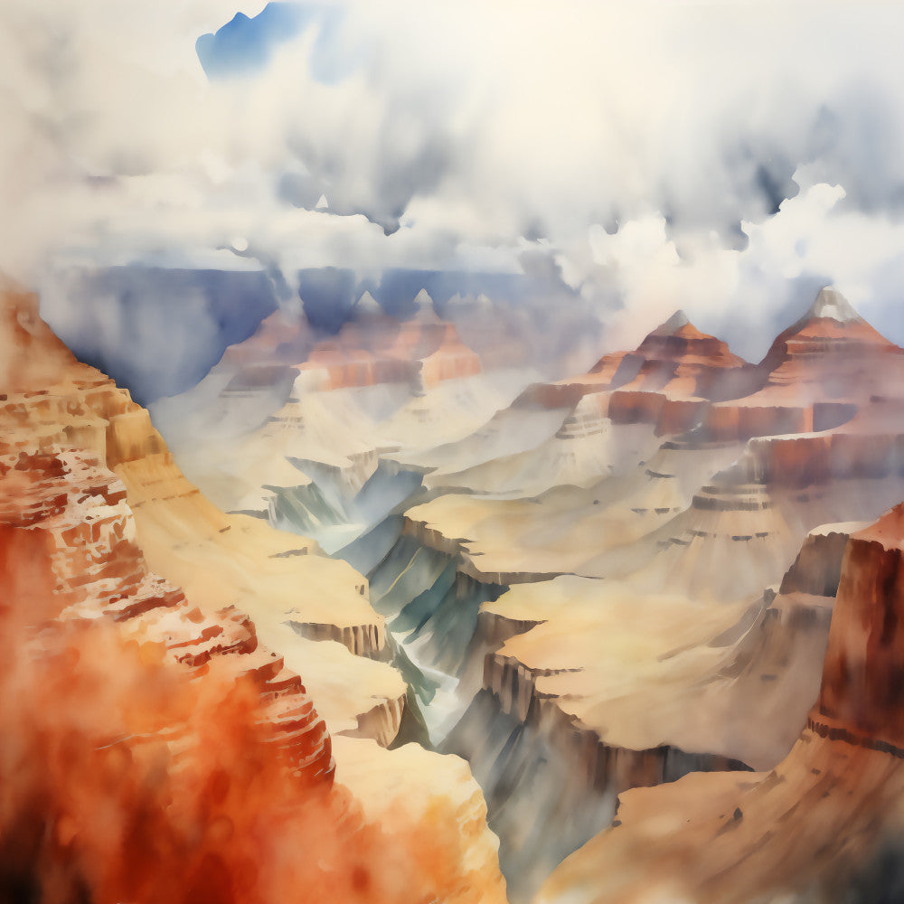 Grand Canyon Landscape Fabric Panel 13