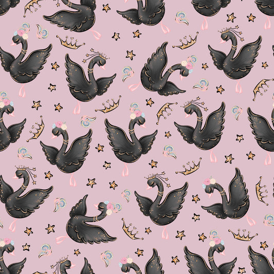 Sweet Ballerina Pattern 4 Quilting Cotton Fabric