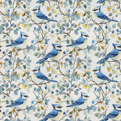 Blue Jay Florals Pattern 5 Quilting Cotton Fabric
