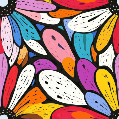 Petal Prism Pattern 8 Quilting Cotton Fabric
