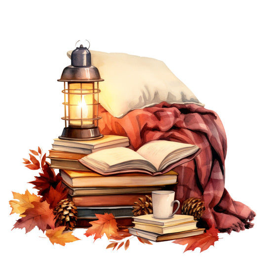 Cozy Autumn Fabric Panel 24