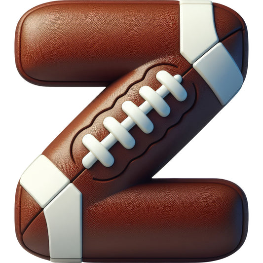 Football Alphabet Fabric Panel 34