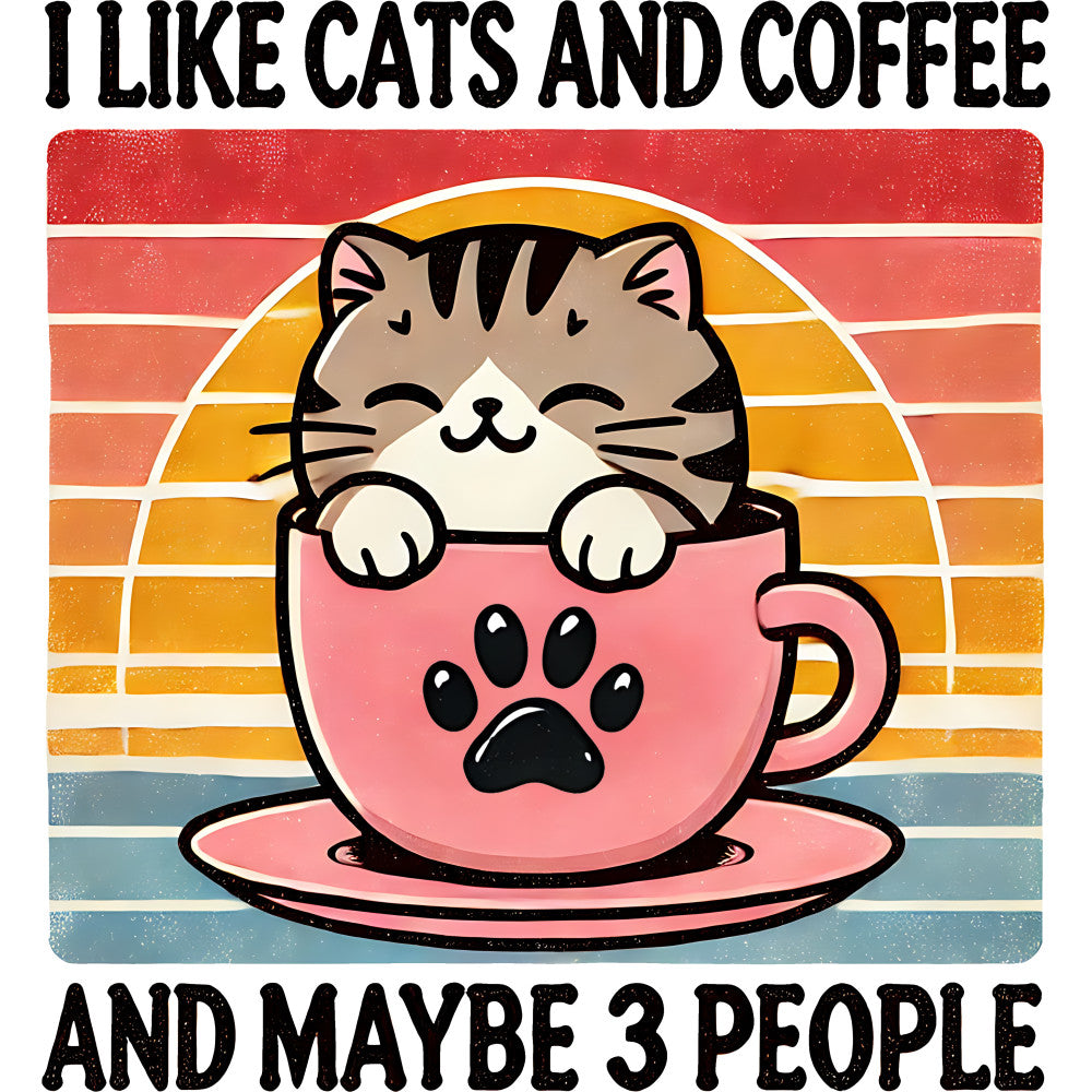 Funny Cat Lover Fabric Panel 13