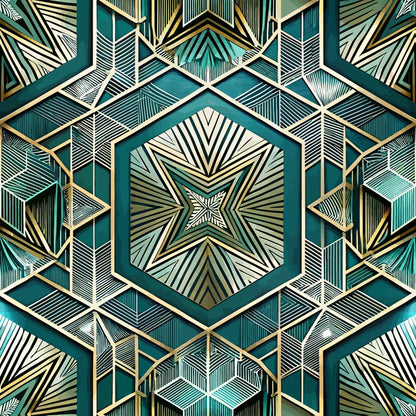 Gilded Gatsby Pattern 13 Minky Fabric