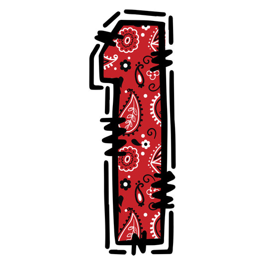 Cowboy Alphabet Fabric Panel 29