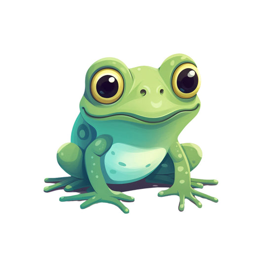 Cartoon Frogs Fabric Panel 12