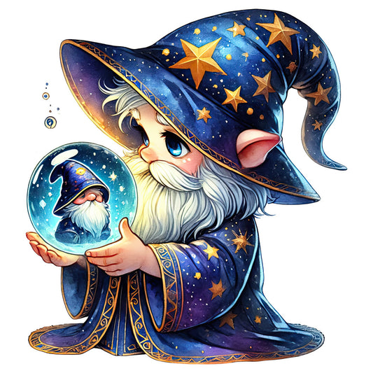 Wizard Gnomes Fabric Panel 2