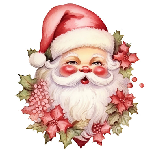Retro Santa Claus Fabric Panel 6