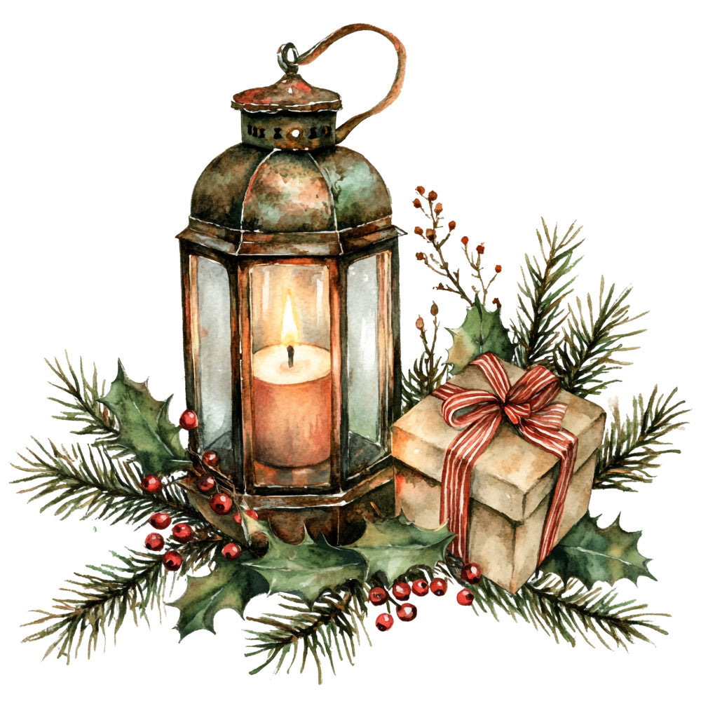 Rustic Christmas Fabric Panel 36