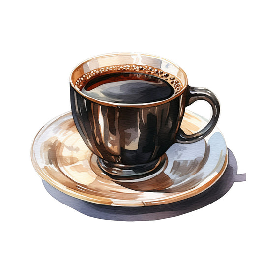 Coffee Elements Fabric Panel 42