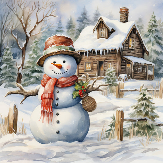A Country Christmas Fabric Panel 2