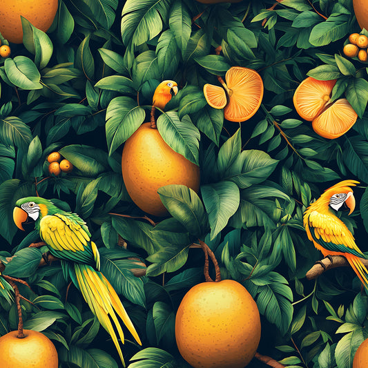 Mango In The Wild Pattern 3 Quilting Cotton Fabric