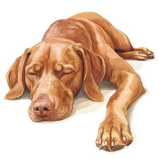 tan dog, brown dog, reddish brown, caramel, cream, beige, animal portrait, dog lover, realistic dog, sleeping dog, relaxed dog, resting pose, pet themed, animal illustration, farmhouse style, rustic, warm tones, gentle, peaceful, cozy, dog breeds, labrador, sporting dog, home decor, dog quilts, pet quilts, animal panels, watercolor style
