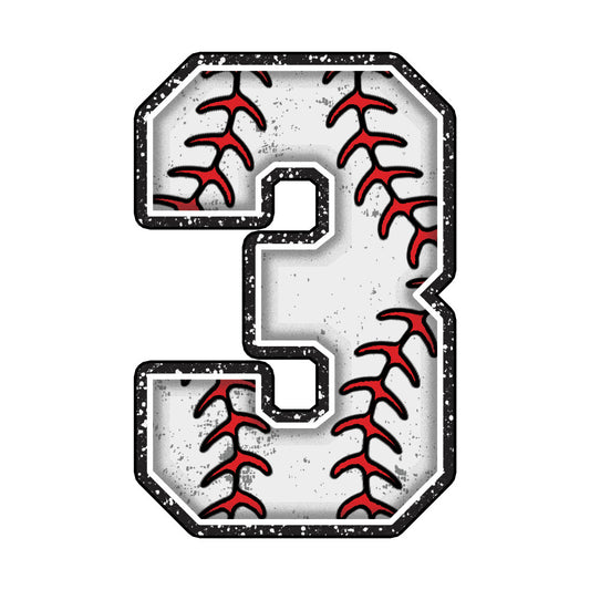 Baseball Alphabet Fabric Panel 4