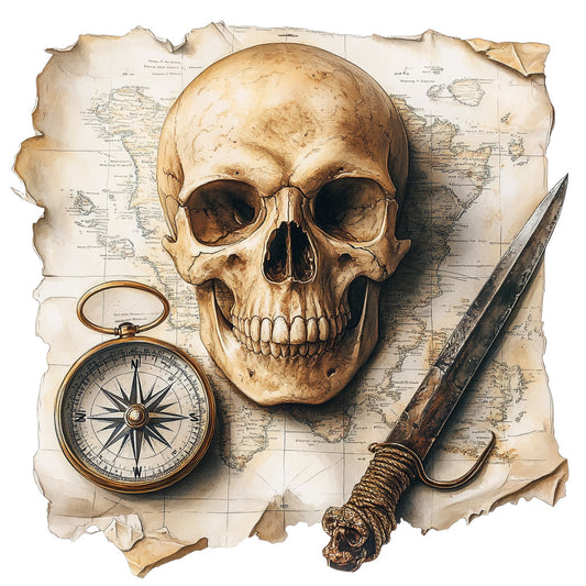 Haunted Ocean Fabric Panel 17